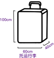 托运行李体积